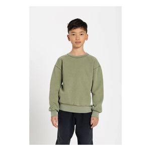 Finger in the Nose - Blow Organic Cotton Sweatshirt | Khaki