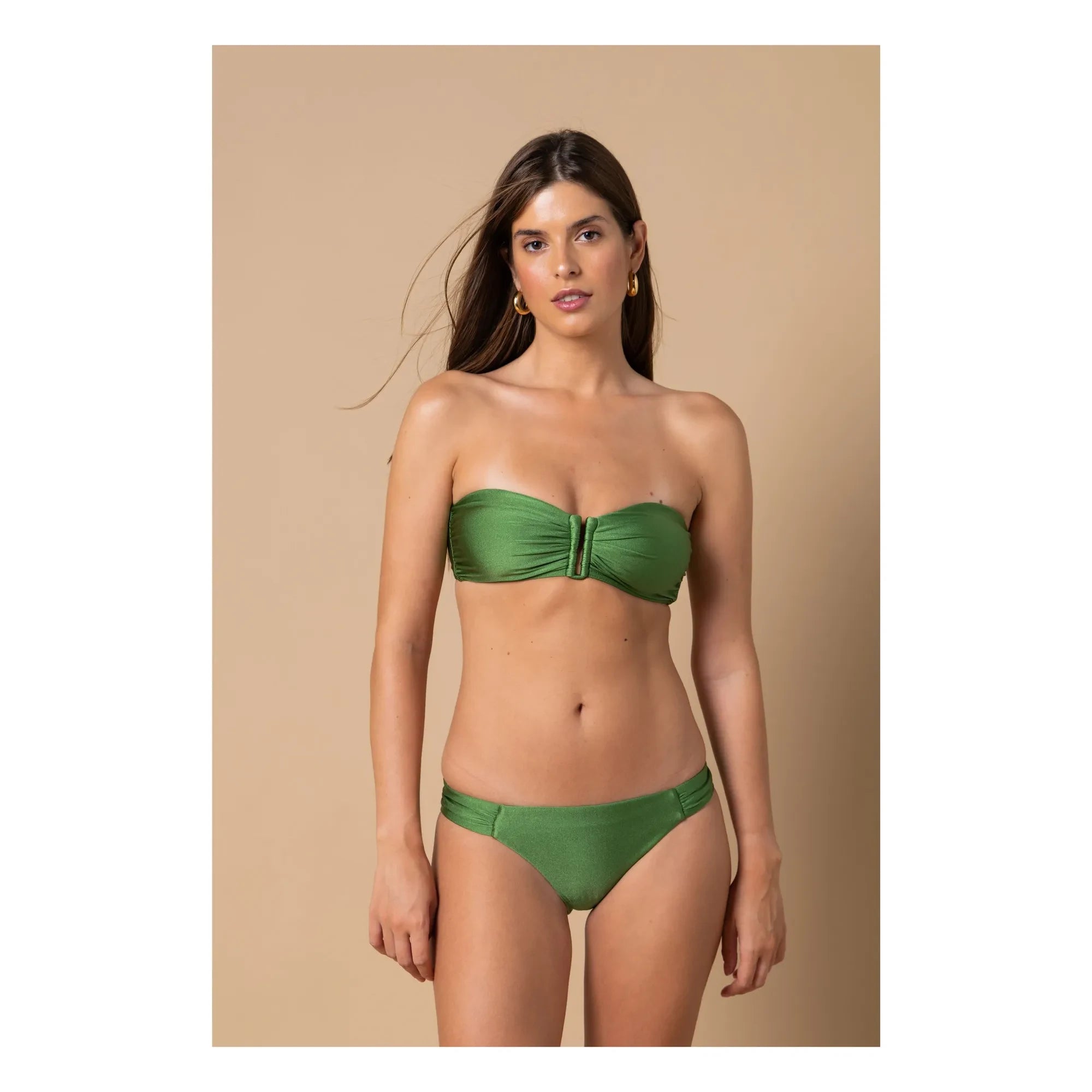 Alma Deia - Blake Bandeau Üst | Çayır Yeşili