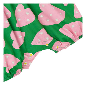 Fabula - Heart Patterned Romper | Green
