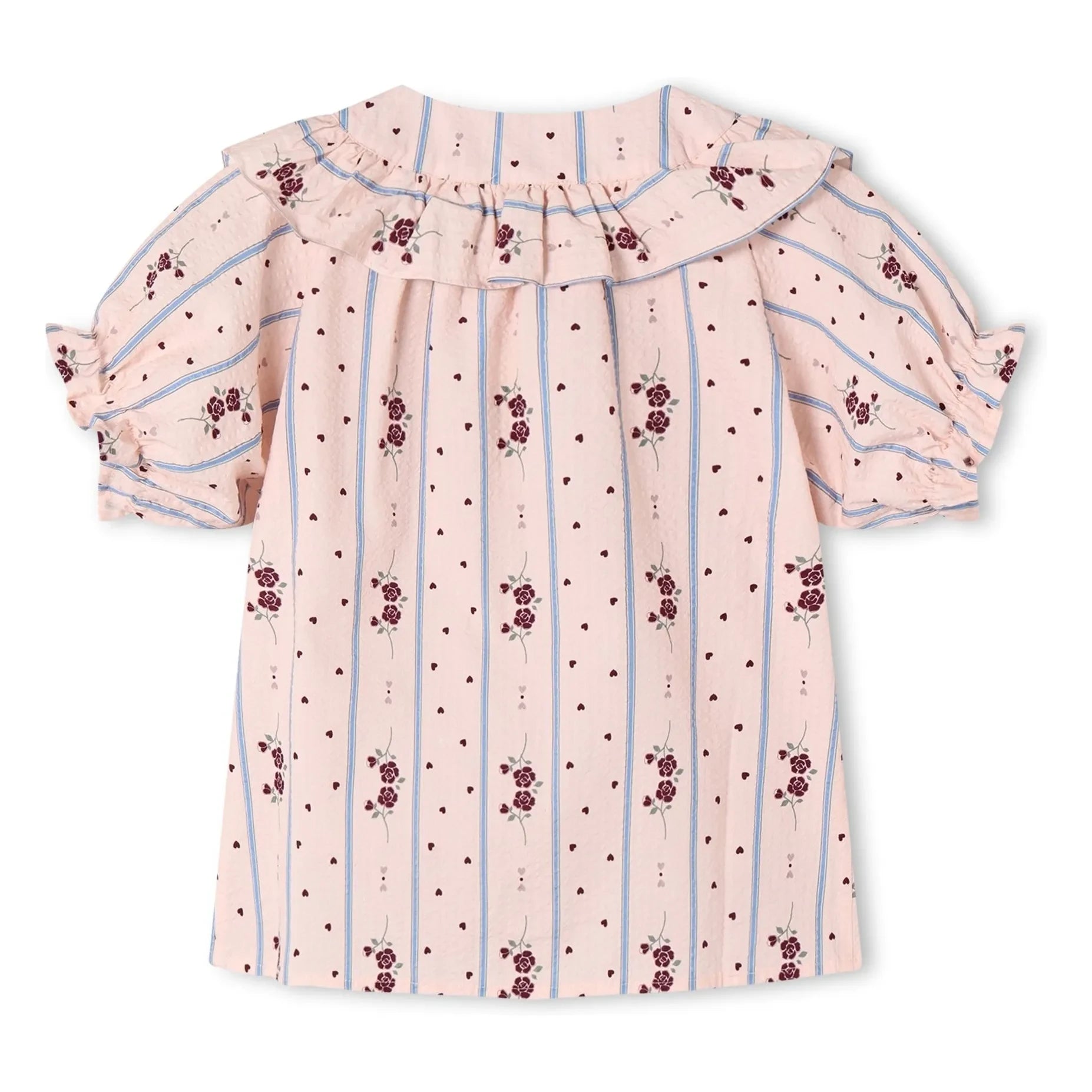 Fliink - Ruffled Blouse Colombe | Pink