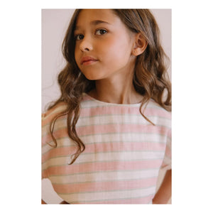 Studio Bohème - Praslin Striped Cotton Jersey T-Shirt | Pink
