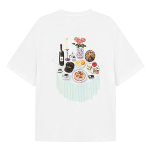 Les Deux - Cole Yuvarlak Yaka Tişört Organik Pamuk | Kahverengi