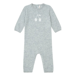 Bonpoint - Tilouana Cashmere Jumpsuit | Grey Melange