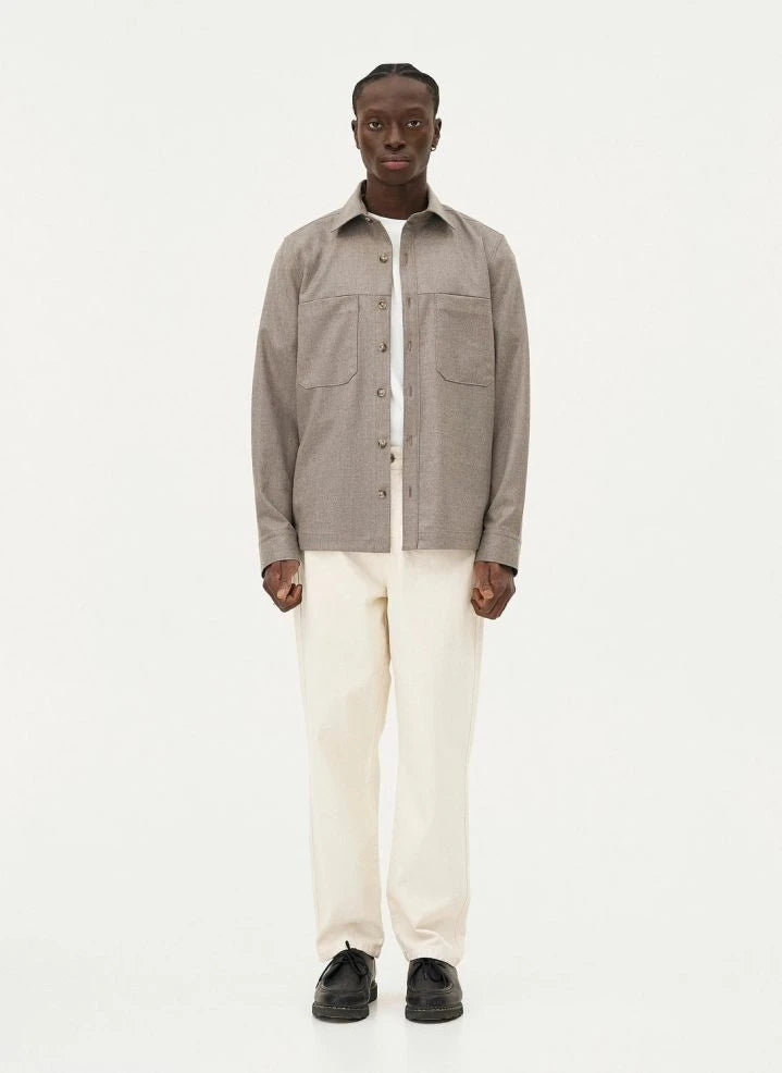Noyoco - Ottawa Virgin Wool Shirt Jacket | Natural