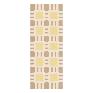 Layered - Late Breakfast Jute Runner Rug, Evelina Kroon | Light Yellow