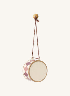 Maileg - Metal Drum Christmas Ornament | Pink
