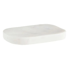 Madam Stoltz - Marble Soap Dish | White