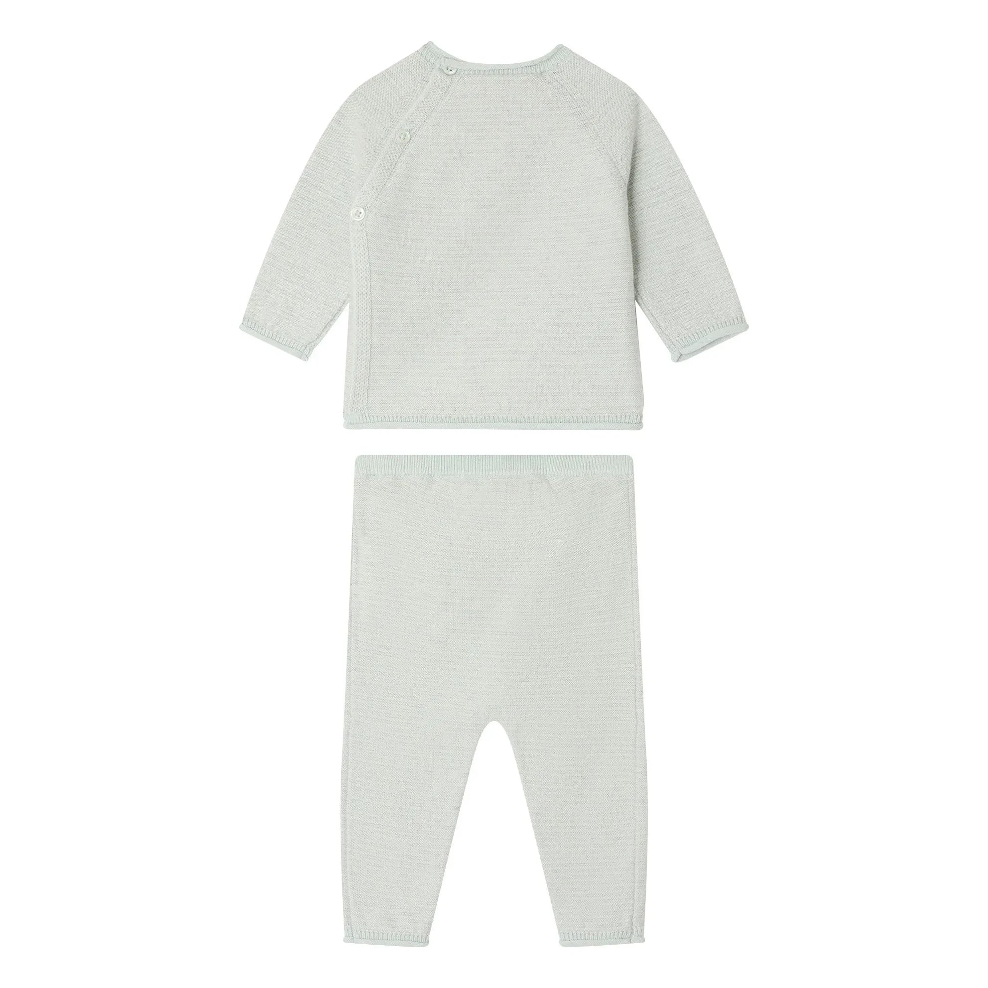 Bonpoint - Organic Cotton Loan T-Shirt and Leggings Set | Gray