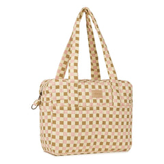 Nobodinoz - Hyde Park Mosaic baby care bag | Pink
