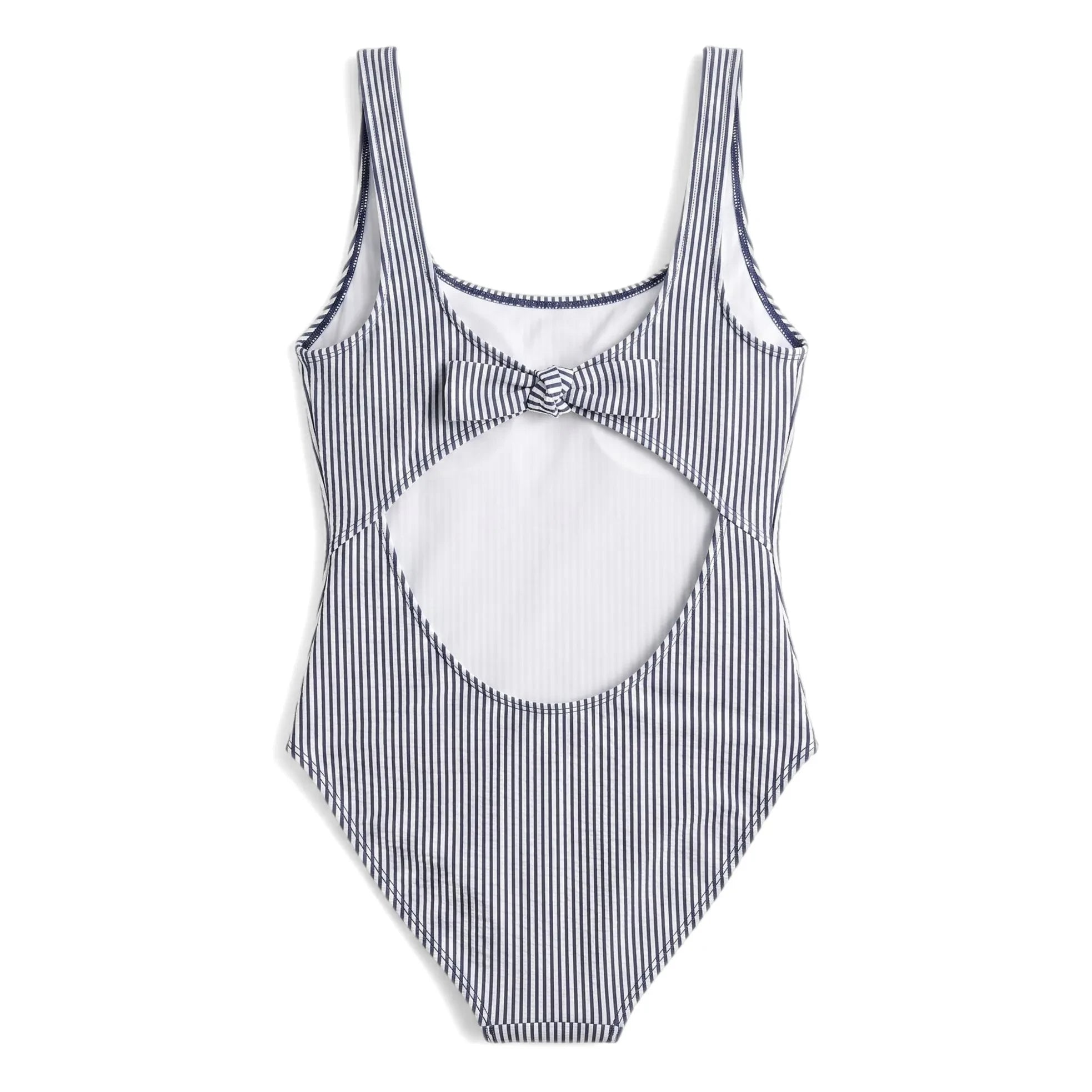 Smallable Kid - Salma Striped Swimsuit | Navy Blue
