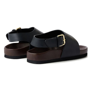 Soeur - Domani Leather Sandal | Black