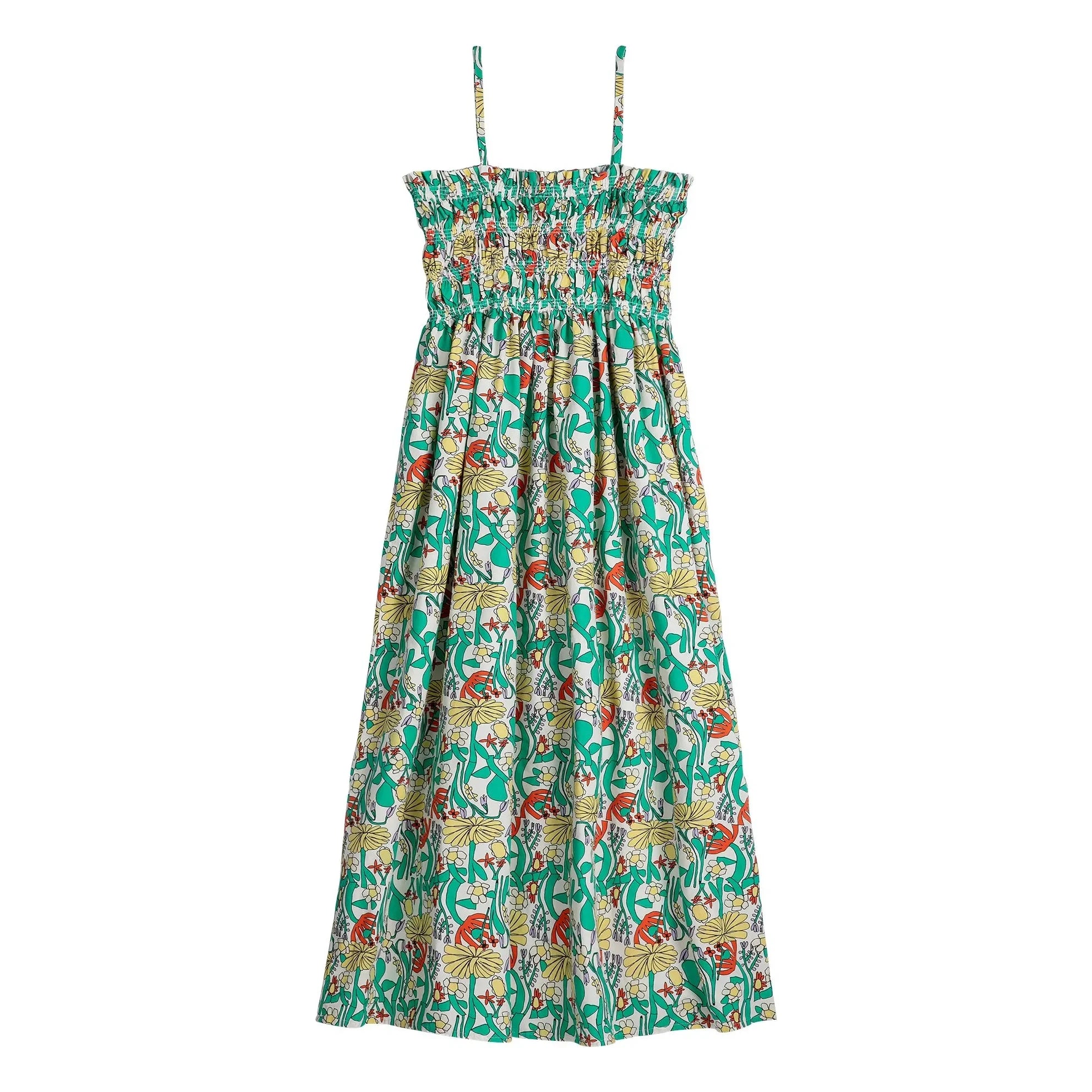 Bobo Choses - Herbalist Strapless Organic Cotton Dress | Ecru