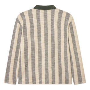 Les Deux - Polo Jacquard Jersey Bowie | Dark Khaki