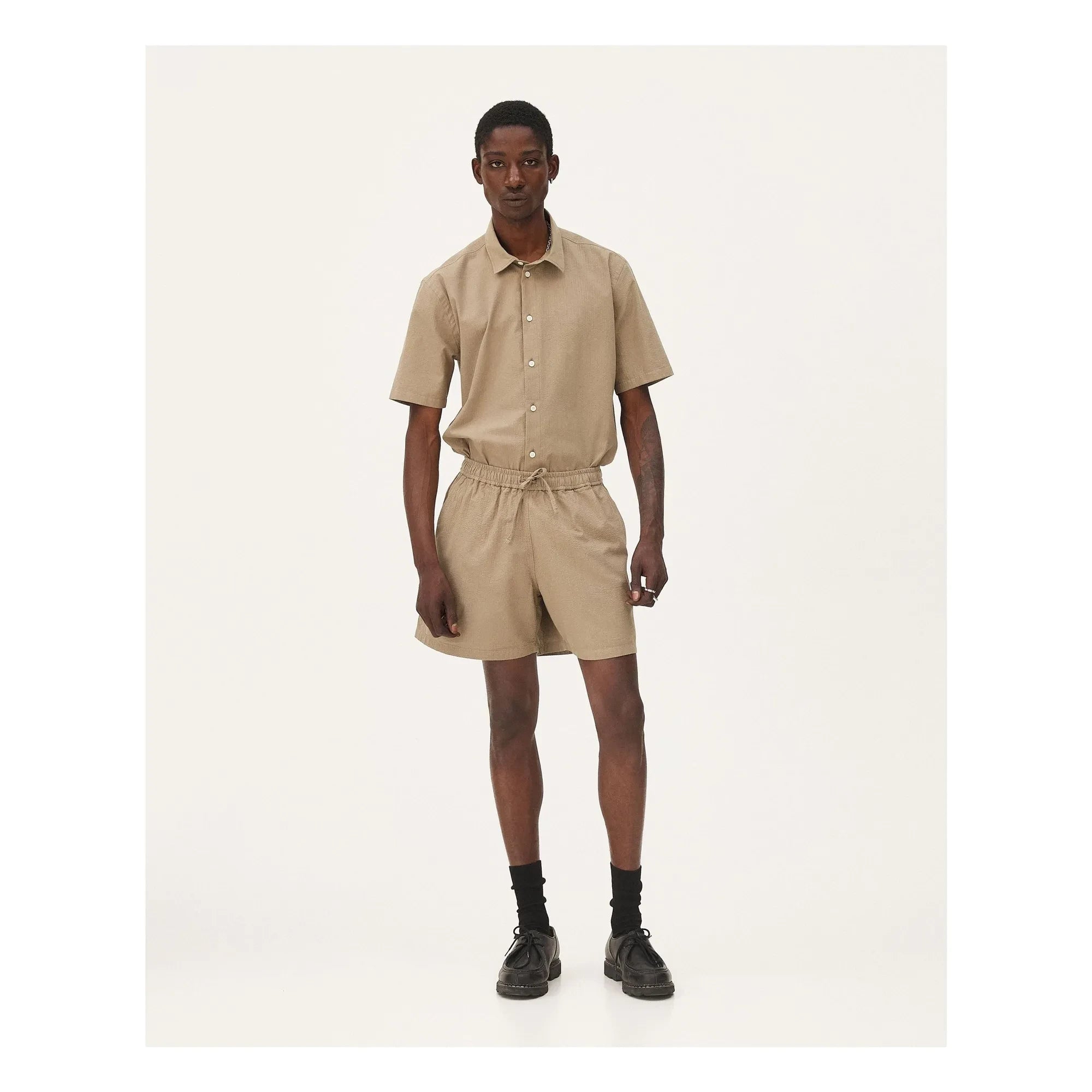Noyoco - Malibu Cotton Shorts | Khaki