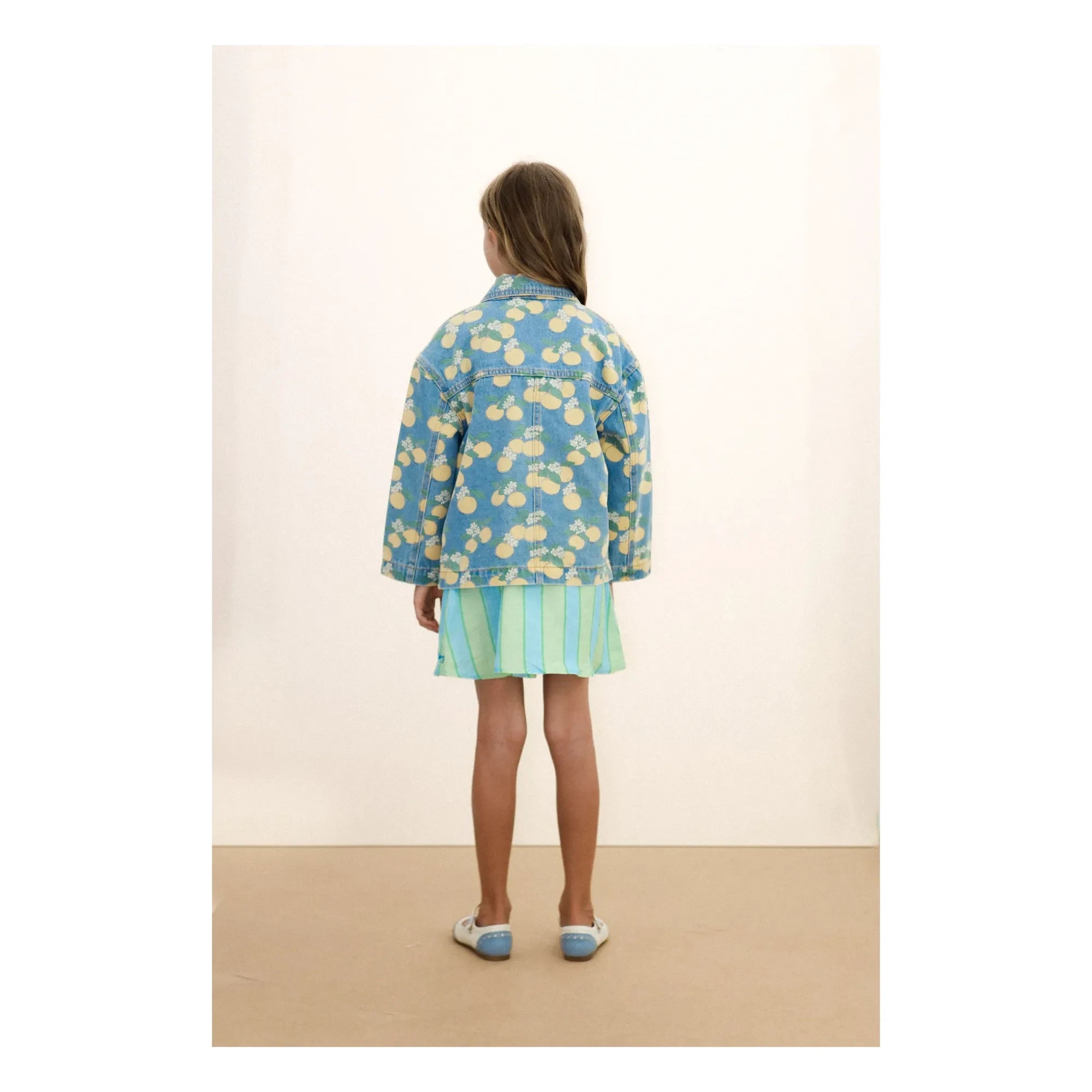 Tinycottons - Orange Denim Jacket | Blue