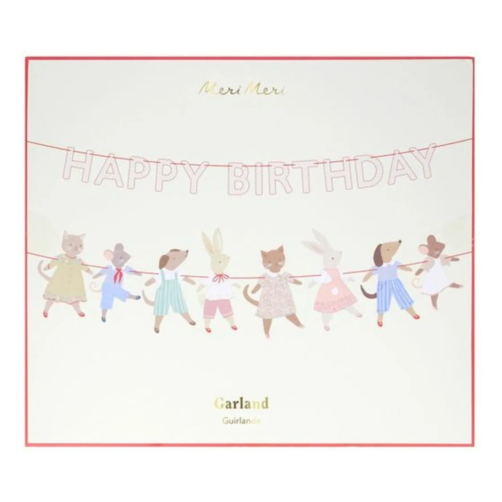 Meri Meri - Animal Friends Birthday Banner