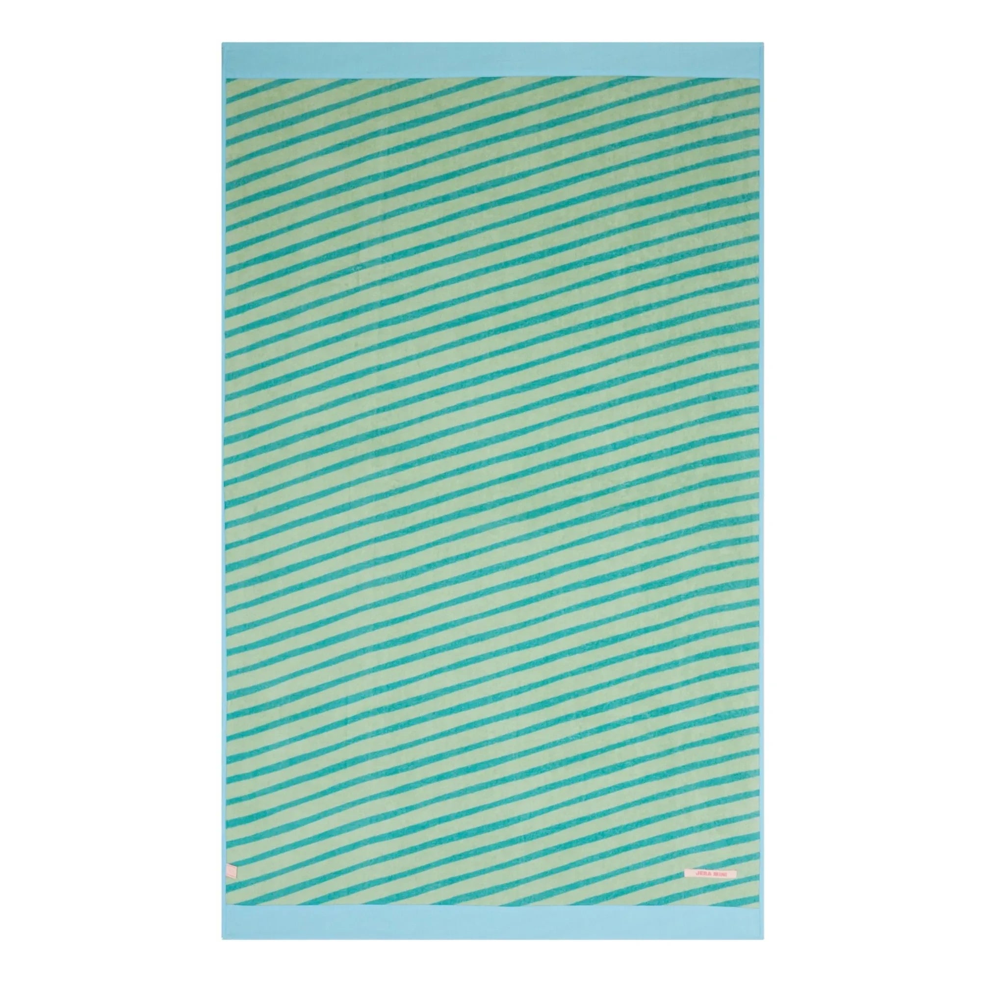 Jera Mini - Striped Beach Towel | Green
