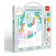 La Petite Épicerie - Numbered Coloring for Kids - Unicorn and Piou