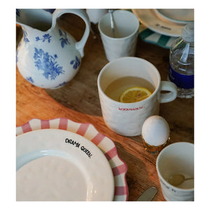 Anna + Nina - All About Balance Coasters - Set of 2 | Ecru
