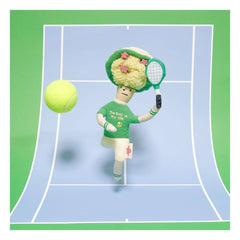 The Furry Folks - Tennis Hooman Scratching Toy | Green
