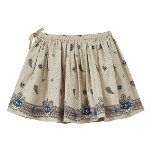 Caramel - Myla Paisley Skirt | Ivory