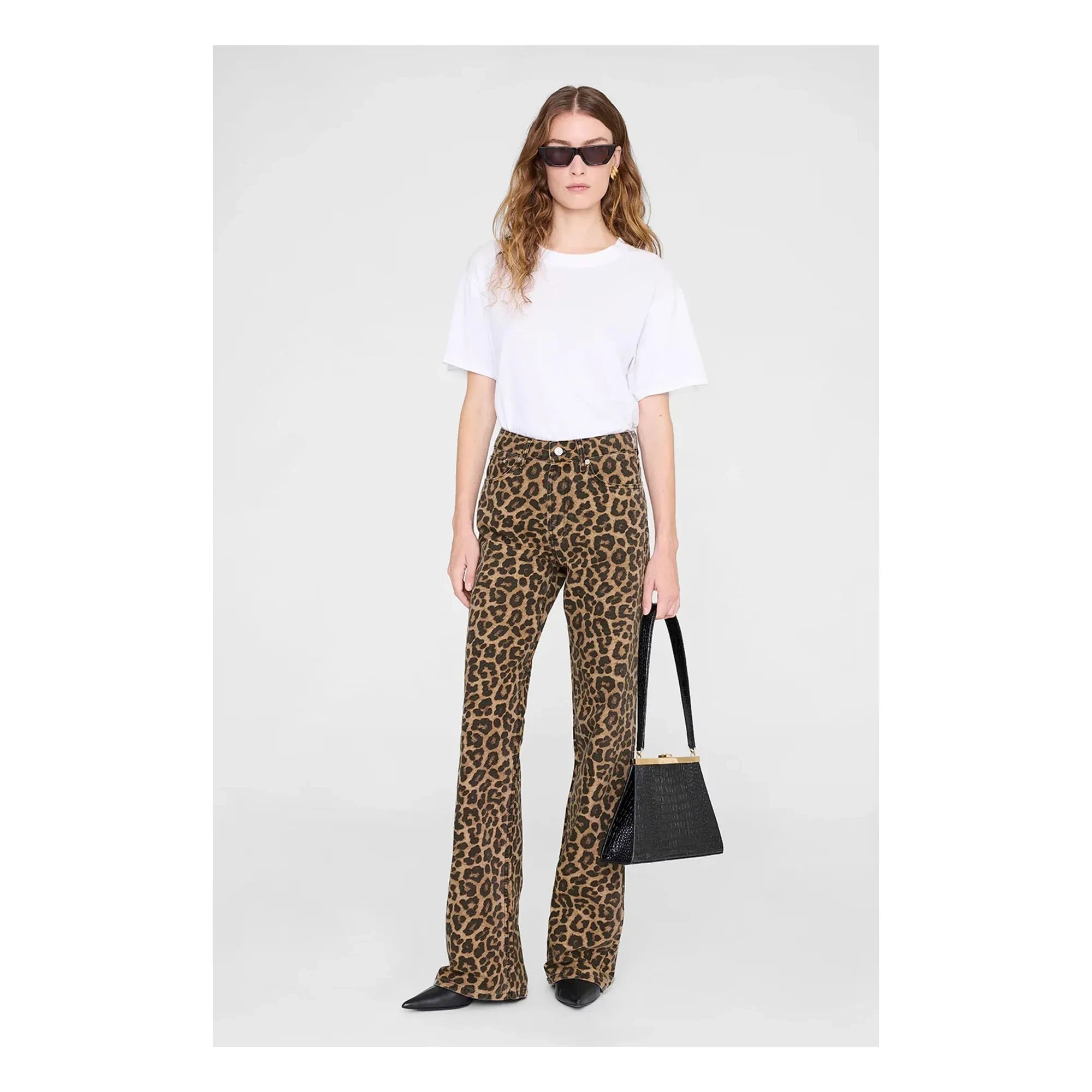 Anine Bing - Jean Hugh Leopard | Brown