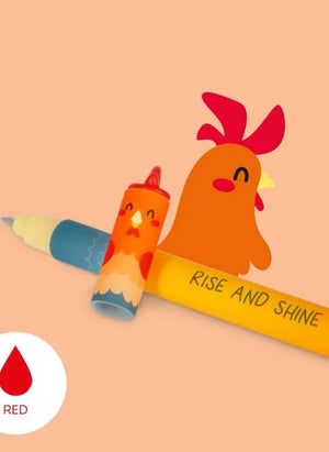 Legami - Farm Erasable Gel Pens - Set of 4