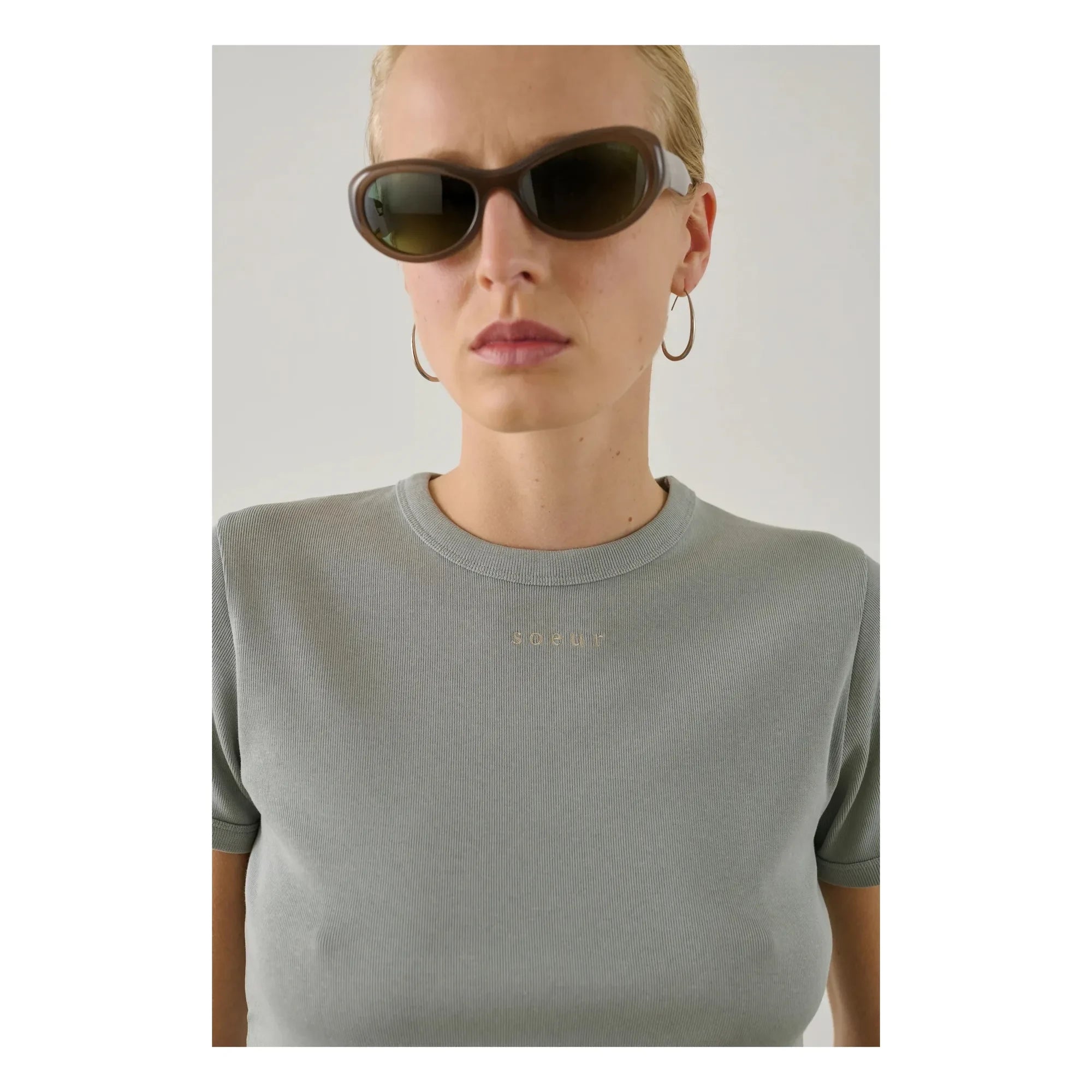 Soeur - Aristide Organic Cotton T-Shirt | Turquoise Blue