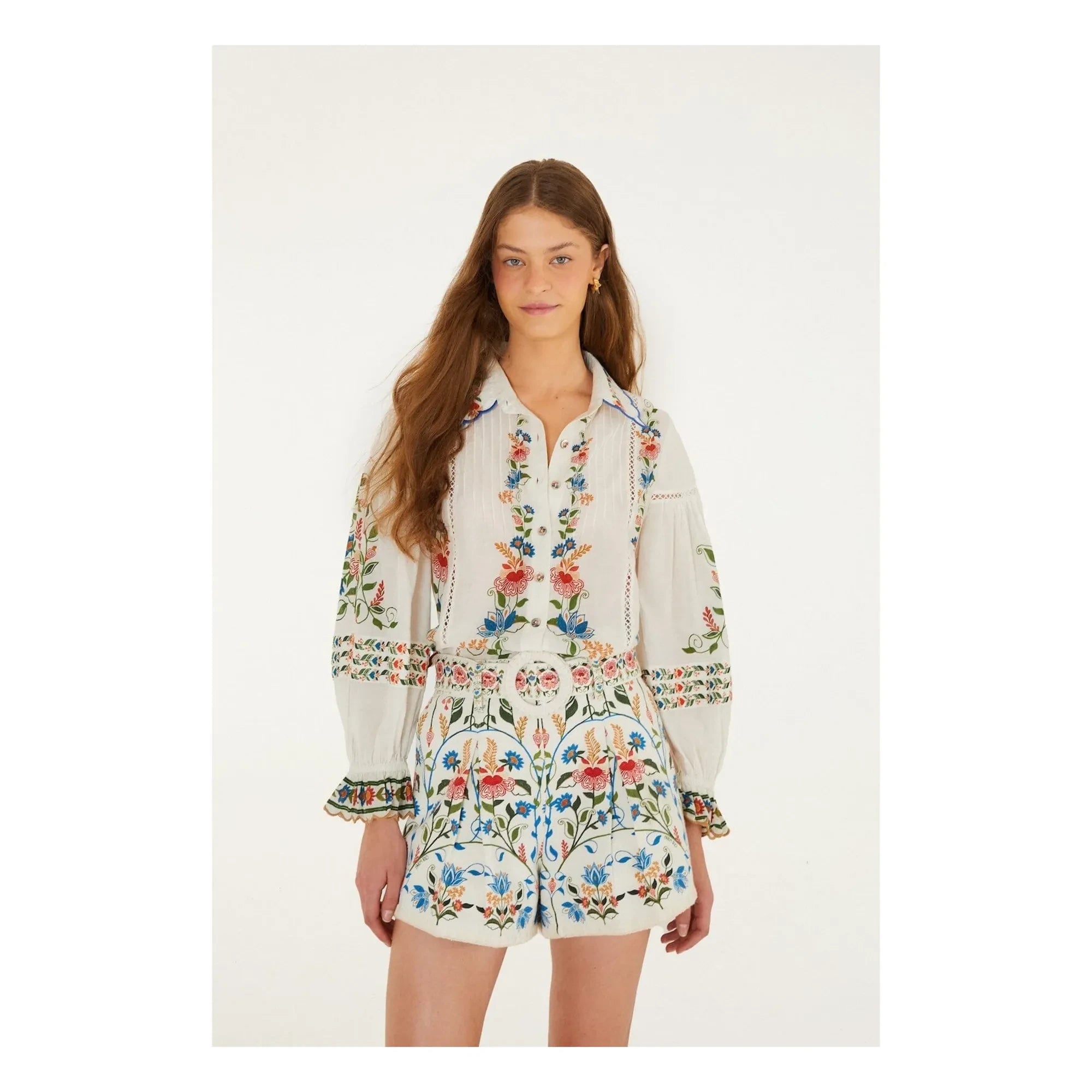 Farm Rio - Short Fraga | White