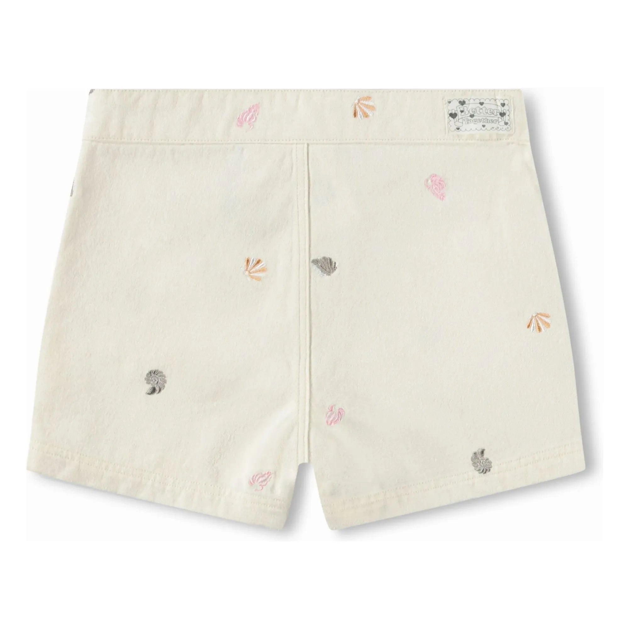 Molo - Short Amanda Coquillages Organic Cotton | Off-White
