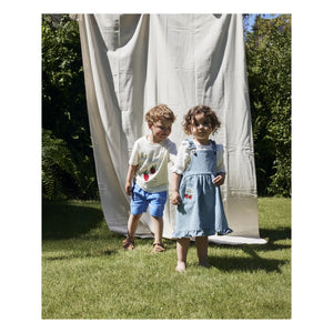 Fliink - Don Denim Romper Dress | Light Blue