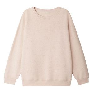 Sessùn - Chebbi Oversized Organic and Recycled Cotton Sweatshirt | Marled Pink