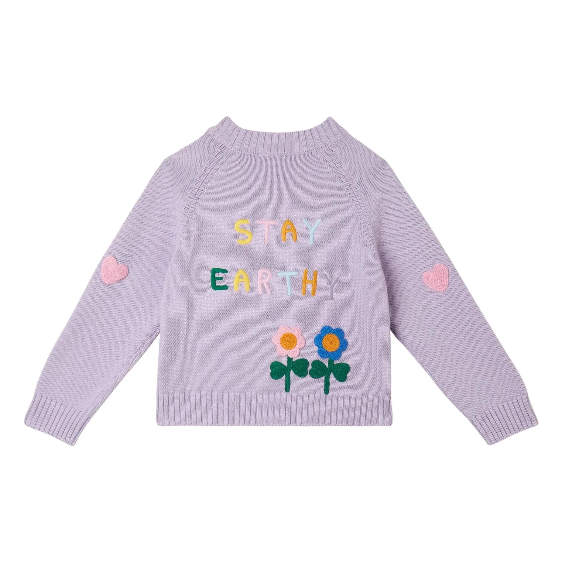 Stella McCartney Kids - Soleil Cardigan | Lilac