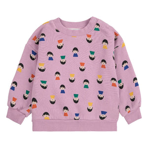 Bobo Choses - Esnek Paçalı Organik Pamuklu Sweatpant | Lila