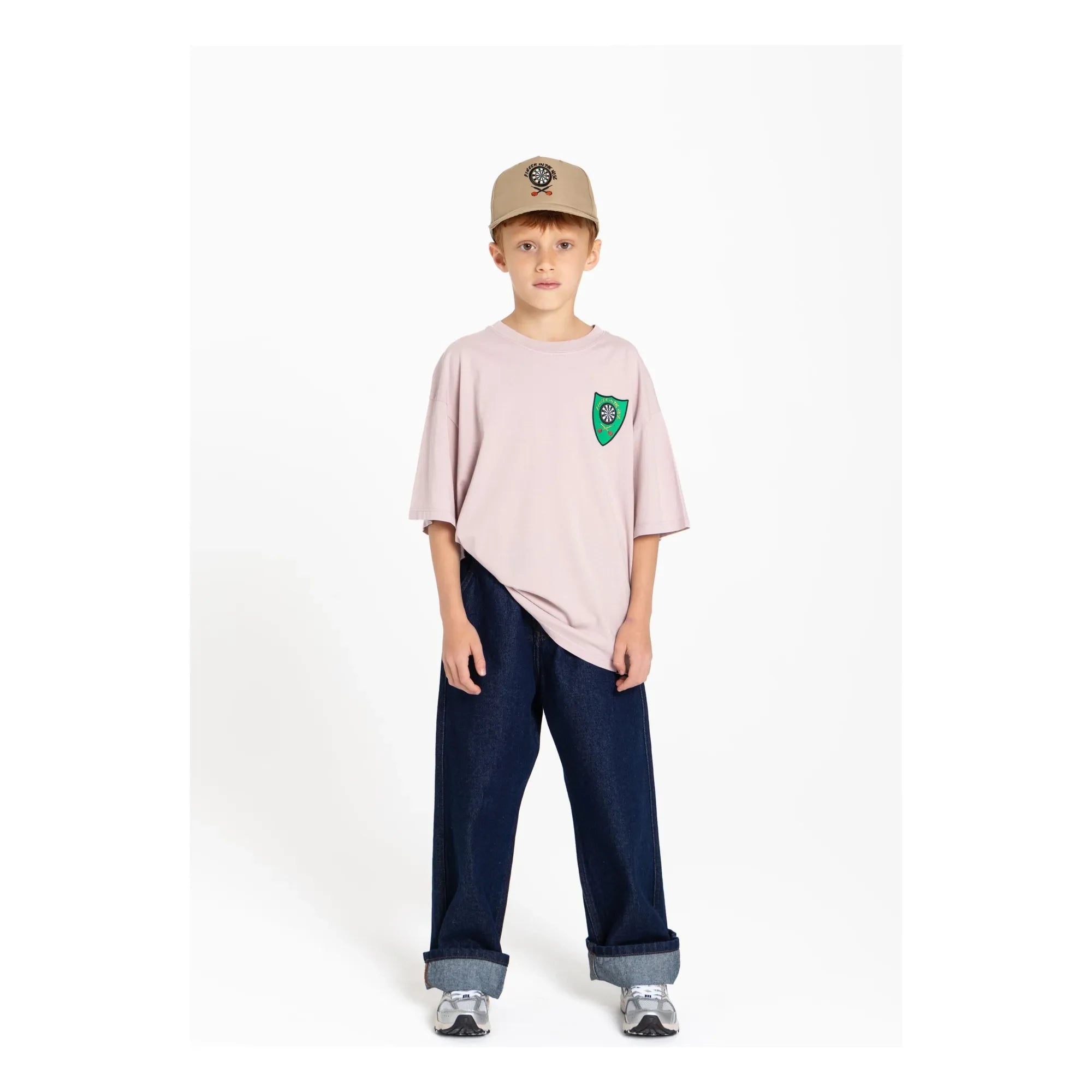 Finger in the nose - Taylor organic cotton T-shirt | Dusty Pink