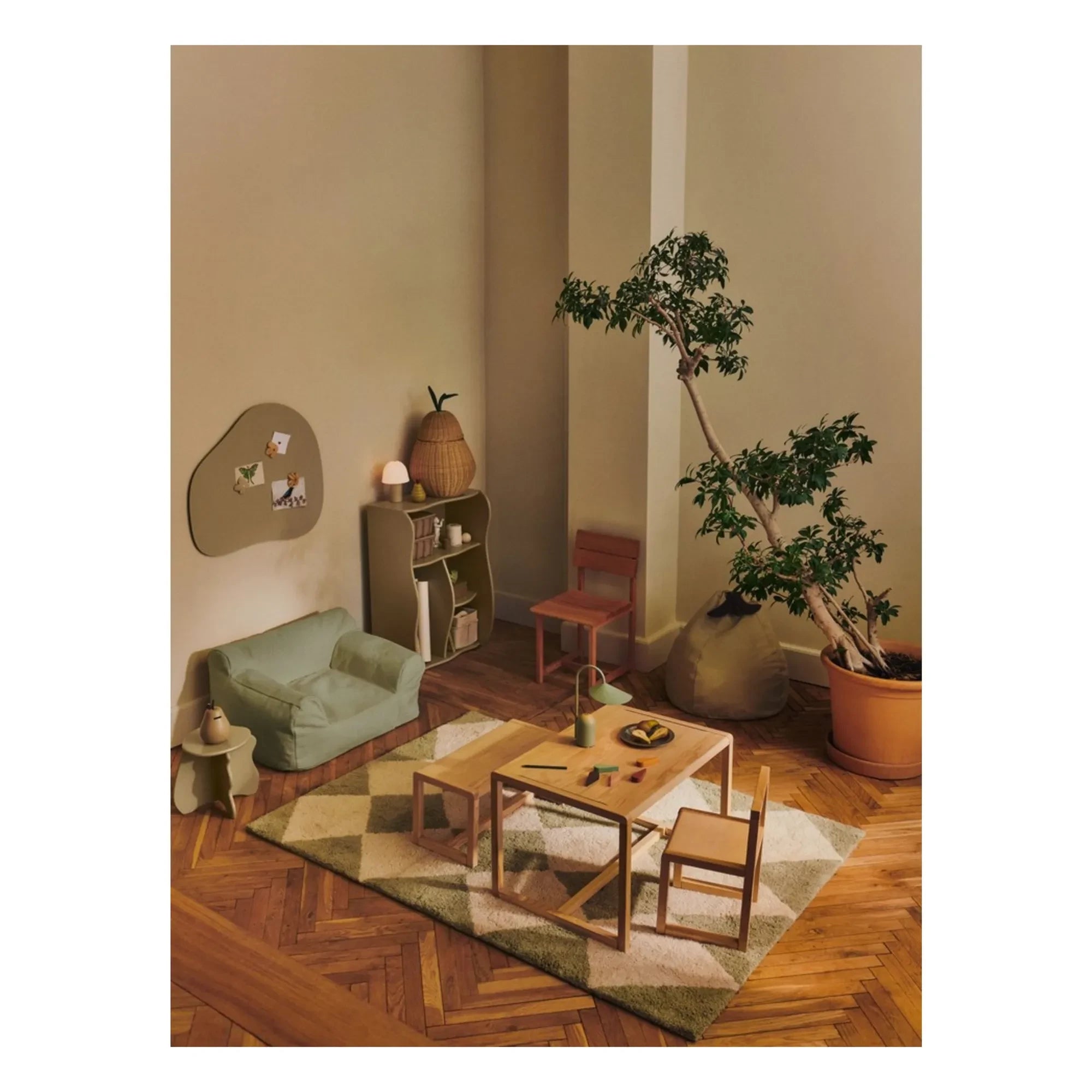 Ferm Living Kids - Billow Pouf | Sage
