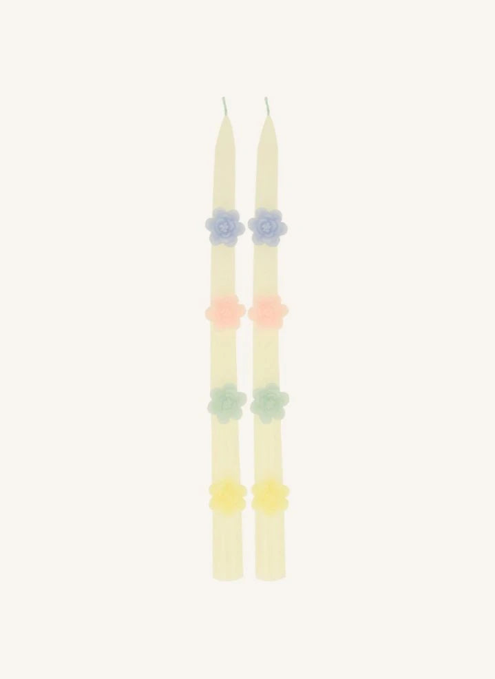 Meri Meri - Flower candles - Set of 2 | Pastel