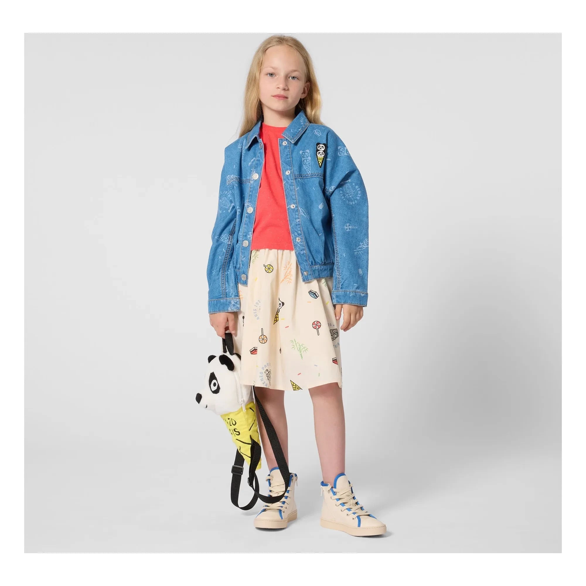 Kenzo - Happy Sweet Panda Skirt | Ecru