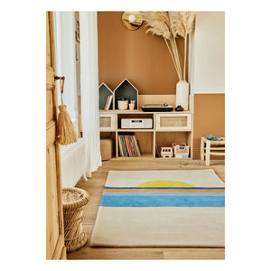 Bleuu-studio - Sunset rug | Blue