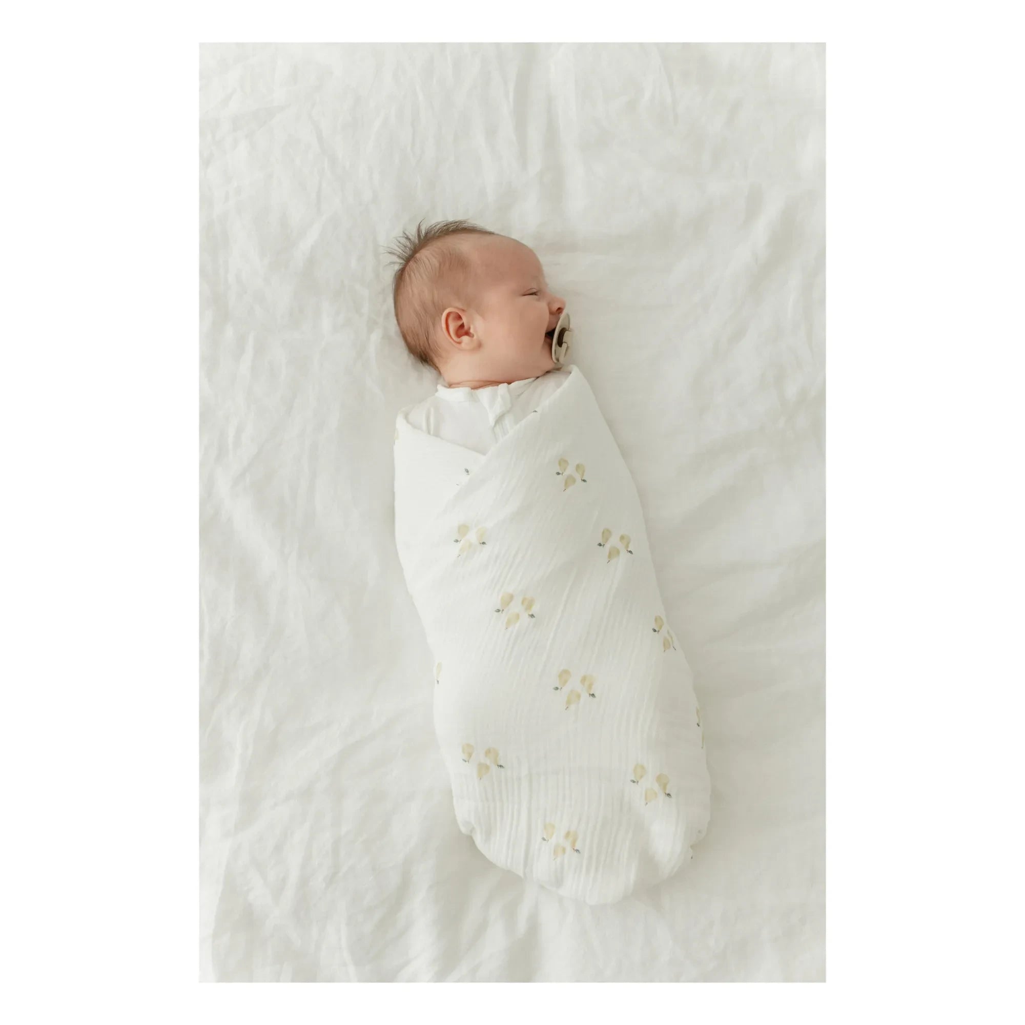 Soft Spot - Organic Cotton Pear Swaddle | Pear