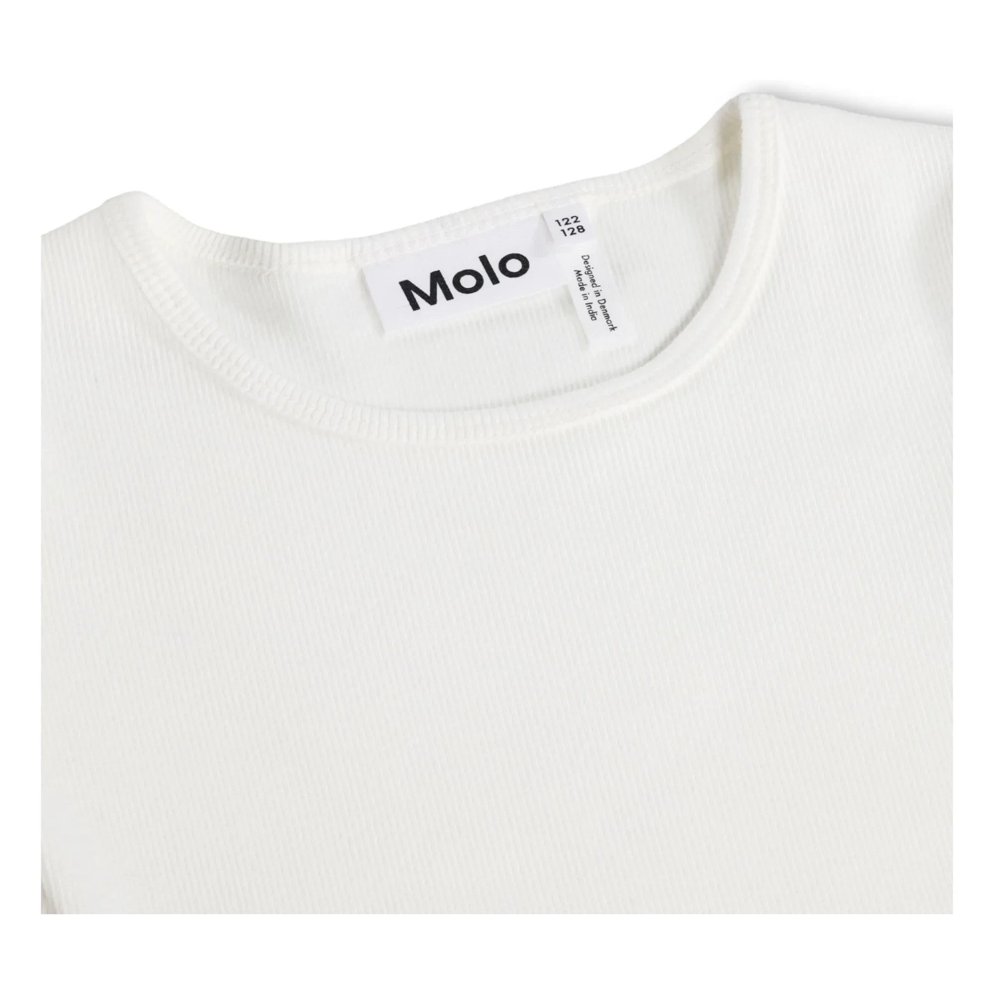Molo - Cissa Rainbow Organic Cotton Dress | White