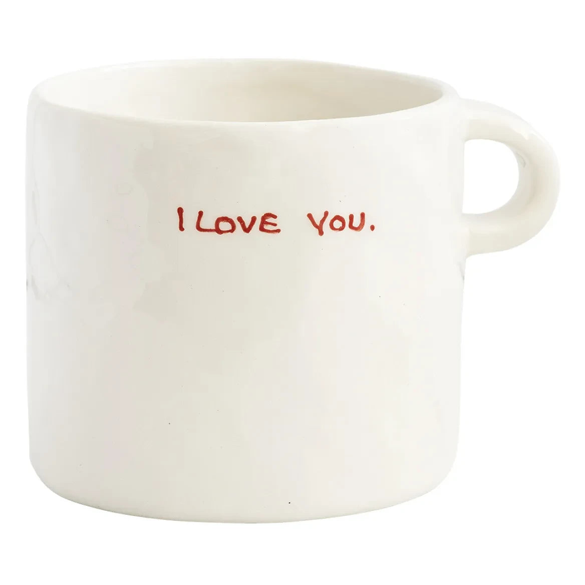 Anna + Nina - I Love You Mug | Cream