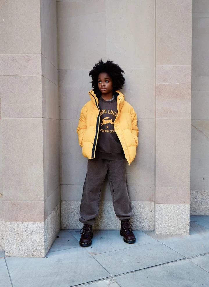 Finger in the nose - Organic Cotton Jogger Pants | Chocolate