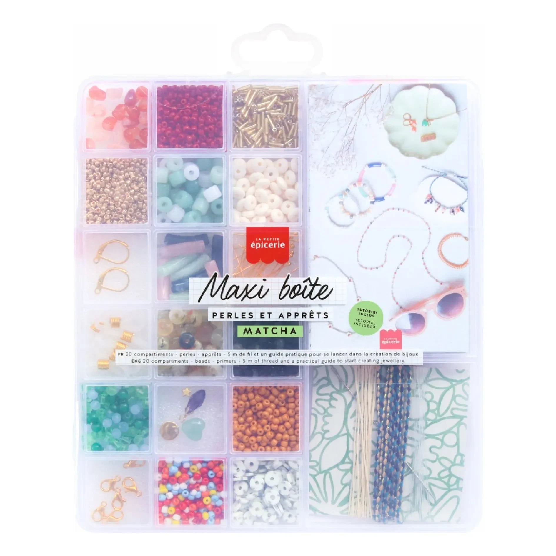 La Petite Épicerie - Matcha beads and lining maxi box