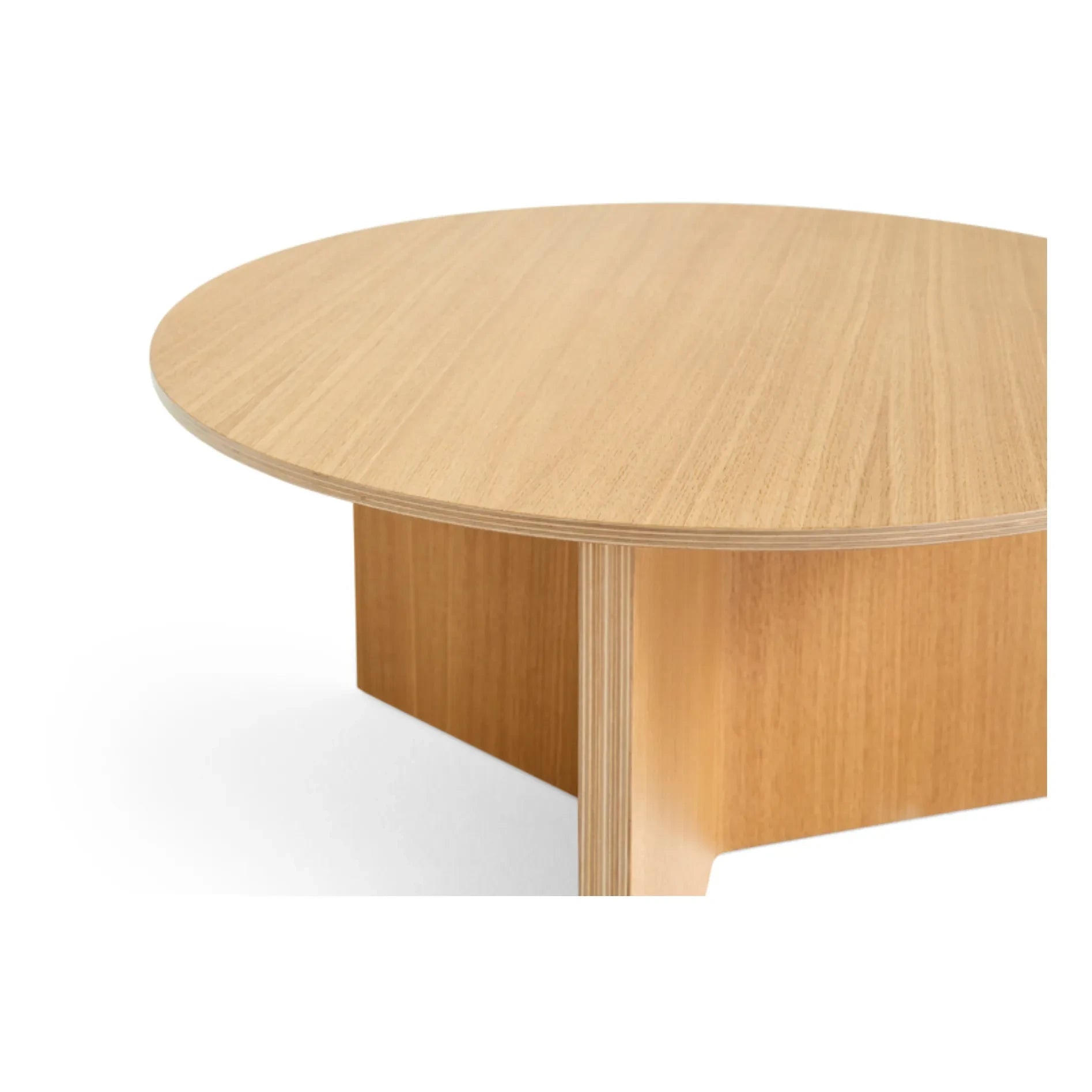 Hay - Cut Round Wooden Table | Oak