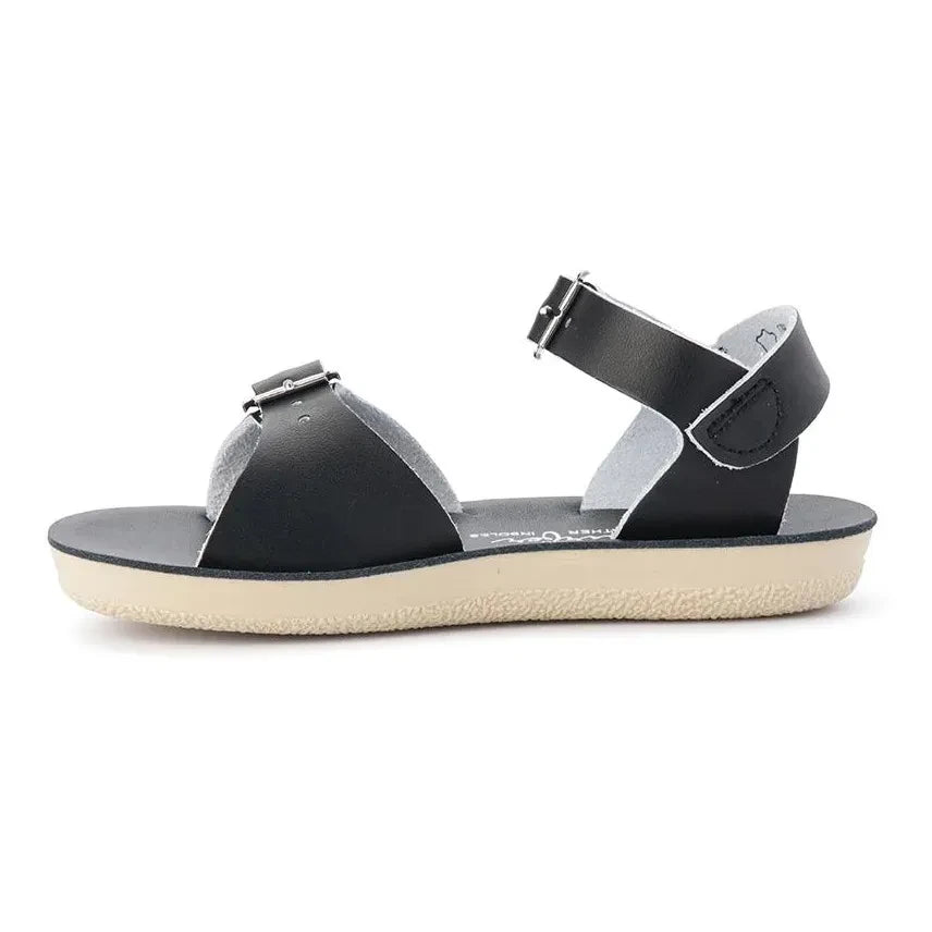 Salt-Water - Surfer Waterproof Leather Sandals | Black