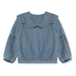 Fliink - Denim Don Flowers Jacket | Light Blue