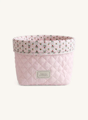 Editions Aimable - Paul Storage Basket | Dragée Pink Gauze