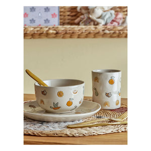Bloomingville Mini - Agnès Stoneware Dinner Set | White