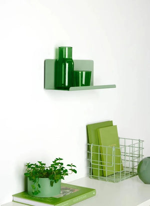 Mustard Made - Ledge Metal Wall Shelf | Sage